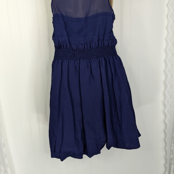 ANDREW MARC NY Jeweled Neck Bubble Dress Sz 6 - Picture 10 of 15